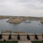 Malta - Valletta - výhled z Upper Barrakka Gardens