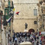 Malta - ulice Valletty